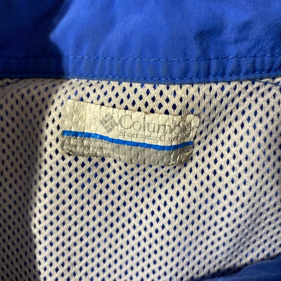 Columbia PFG Royal Blue Button-Up Shirt Large (NM) - Picture 7 of 11